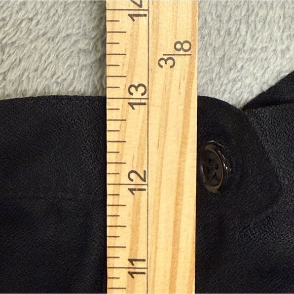 NWT Vintage Napa Studio Black Wool Crepe Trousers – Size 10 Petite, Washable - Picture 15 of 15